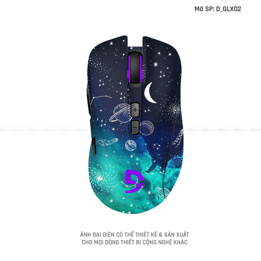 Skin Dán Chuột Fuhlen Hình Galaxy - Space | D_GLX02