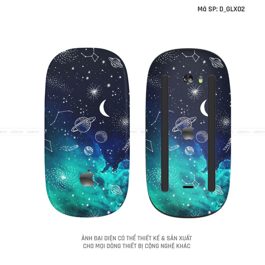 Skin Dán Chuột Apple Magic Mouse Hình Galaxy - Space | D_GLX02