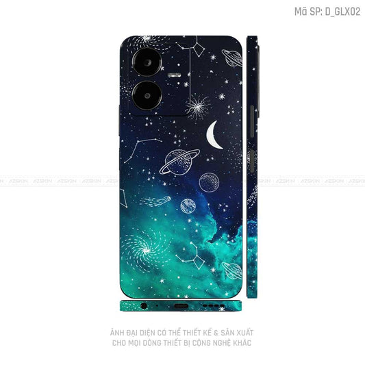 Dán Skin Vivo Y Series Hình Galaxy - Space | D_GLX02