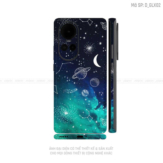 Dán Skin Điện Thoại OPPO Reno Series Hình Galaxy-Space | D_GLX02