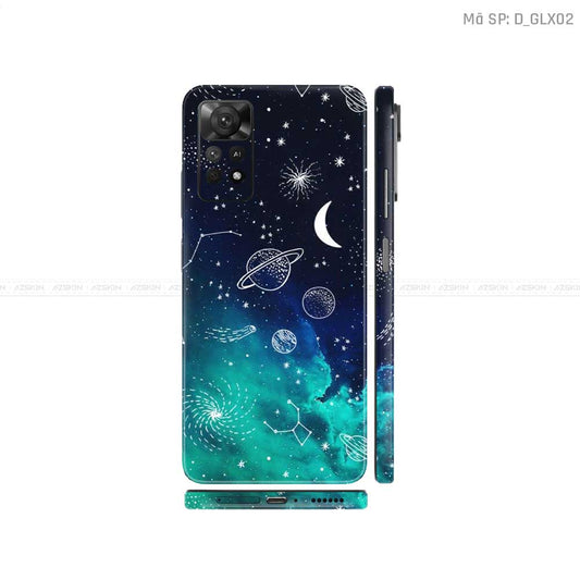 Dán Skin Xiaomi Redmi Note 11 Series Hình Galaxy - Space | D_GLX02