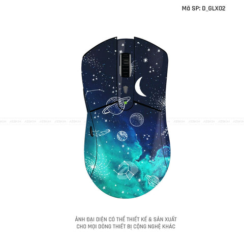 Skin Dán Chuột Dareu Hình Galaxy - Space | D_GLX02