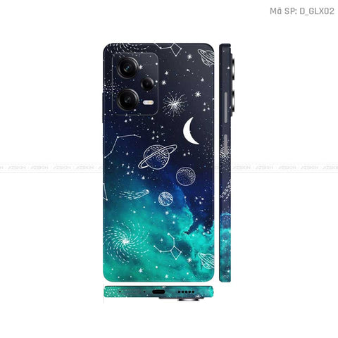 Dán Skin Xiaomi Redmi Note 12 Series Hình Galaxy - Space | D_GLX02