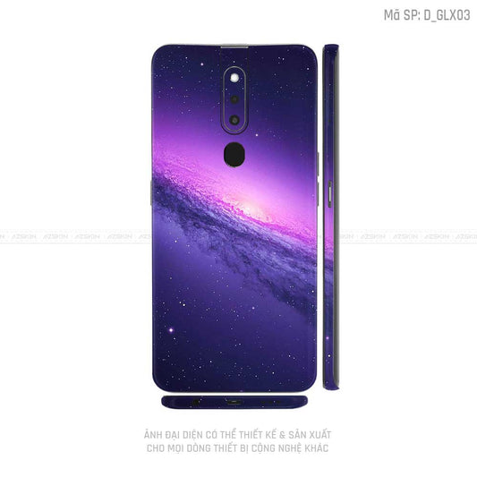 Miếng Dán Skin Điện Thoại OPPO F Series Hình Galaxy-Space | D_GLX03