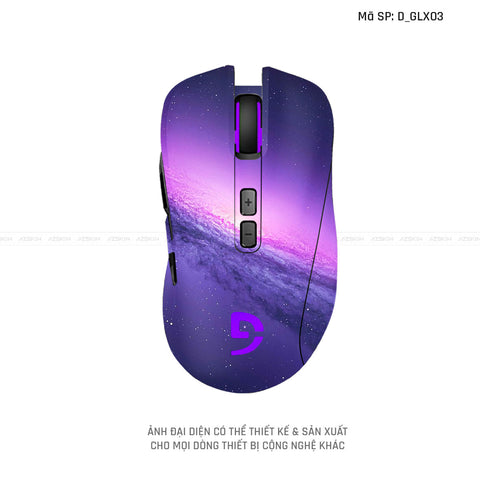 Skin Dán Chuột Fuhlen Hình Galaxy - Space | D_GLX03