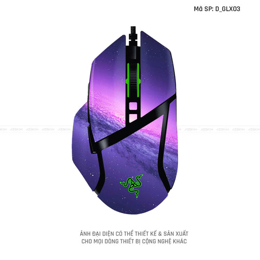Skin Dán Chuột Razer Hình Galaxy - Space | D_GLX03