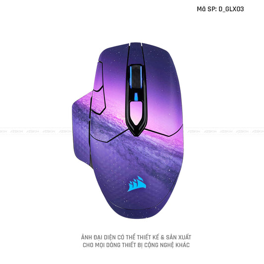 Skin Dán Chuột Corsair Hình Galaxy - Space | D_GLX03