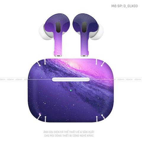 Dán Skin Tai Nghe Airpod Pro/ Pro 2 Hình Galaxy - Space | D_GLX03