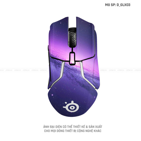 Skin Dán Chuột Steelseries Hình Galaxy Vũ Trụ | D_GLX03