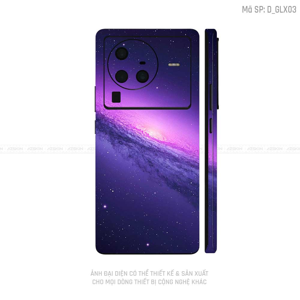 Dán Skin Vivo X Series Hình Galaxy-Space | D_GLX03