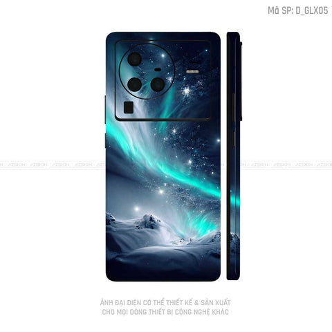 Dán Skin Vivo X Series Hình Galaxy-Space | D_GLX05