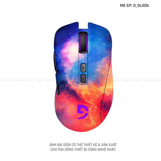 Skin Dán Chuột Fuhlen Hình Galaxy - Space | D_GLX06