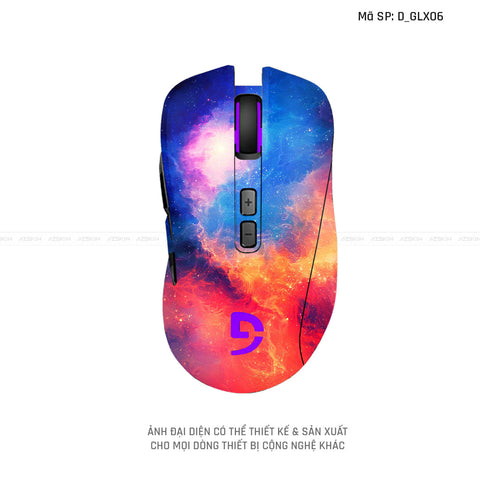 Skin Dán Chuột Fuhlen Hình Galaxy - Space | D_GLX06