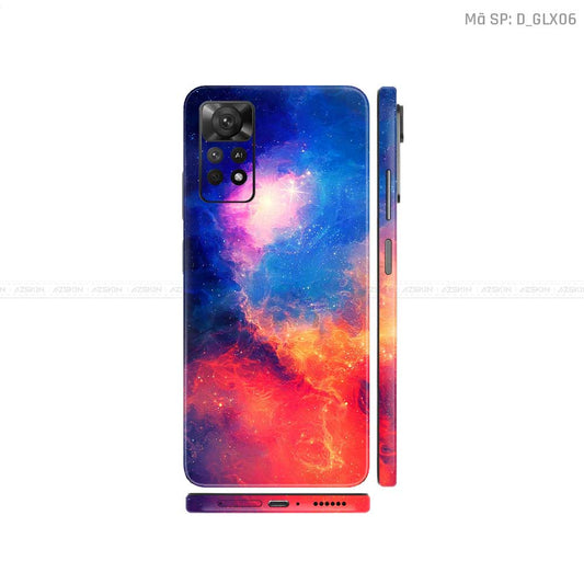 Dán Skin Xiaomi Redmi Note 11 Series Hình Galaxy - Space | D_GLX06