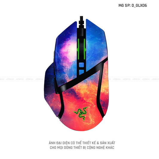 Skin Dán Chuột Razer Hình Galaxy - Space | D_GLX06