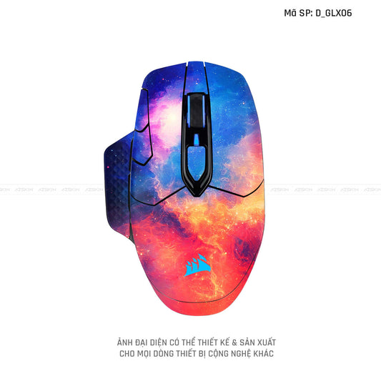 Skin Dán Chuột Corsair Hình Galaxy - Space | D_GLX06