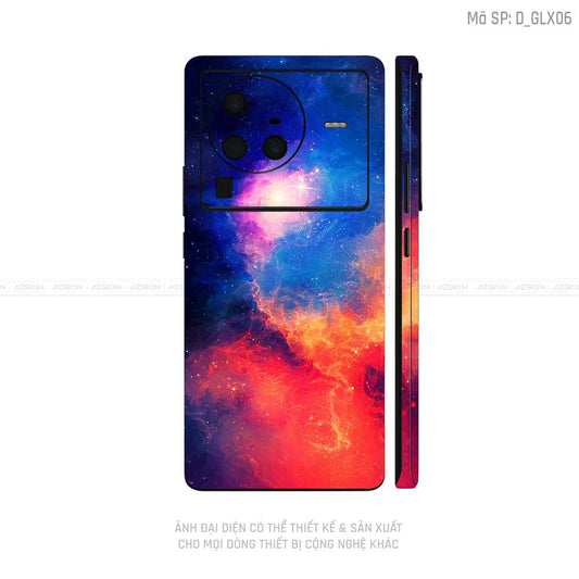 Dán Skin Vivo X Series Hình Galaxy-Space | D_GLX06