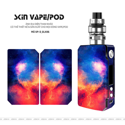 Dán Skin Vape Hình Galaxy - Space | D_GLX06