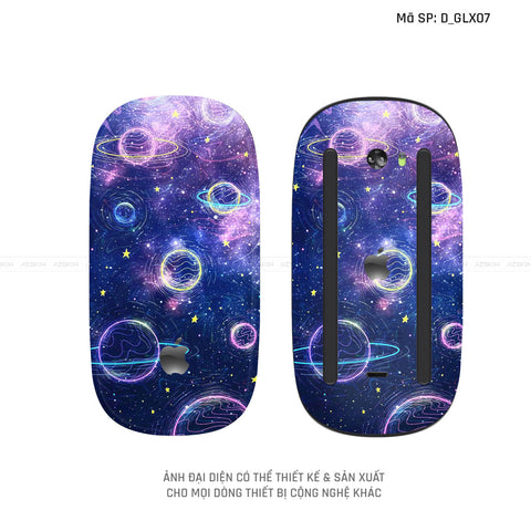 Skin Dán Chuột Apple Magic Mouse Hình Galaxy - Space | D_GLX07