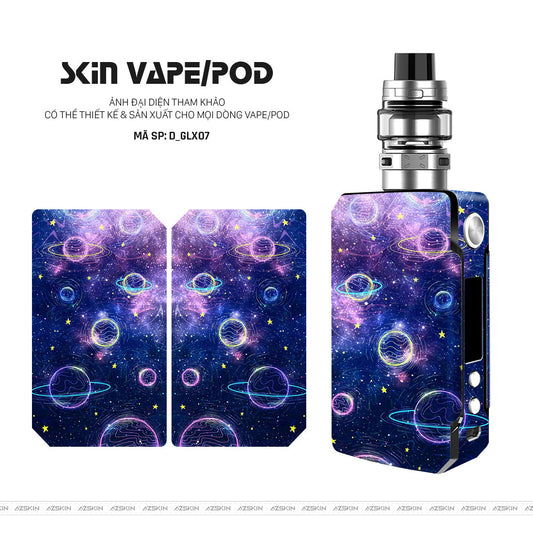 Dán Skin Vape Hình Galaxy - Space | D_GLX07