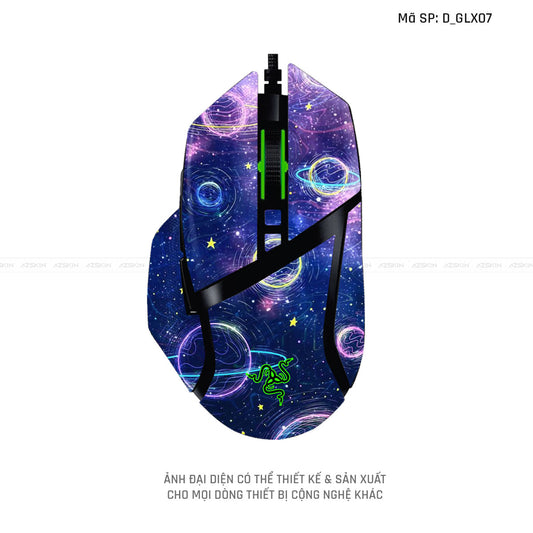 Skin Dán Chuột Razer Hình Galaxy - Space | D_GLX07
