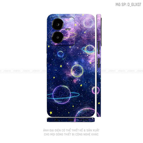 Dán Skin Vivo Y Series Hình Galaxy - Space | D_GLX07