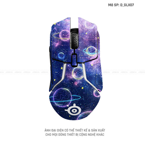 Skin Dán Chuột Steelseries Hình Galaxy Vũ Trụ | D_GLX07