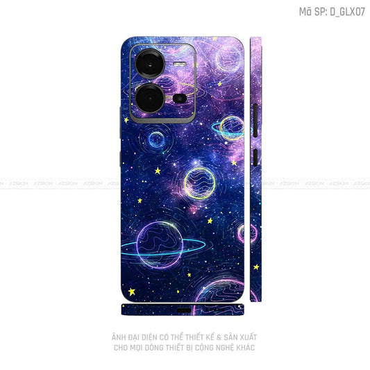 Dán Skin Vivo V Series Hình Galaxy-Space | D_GLX07