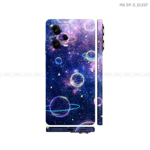Dán Skin Xiaomi Redmi Note 12 Series Hình Galaxy - Space | D_GLX07