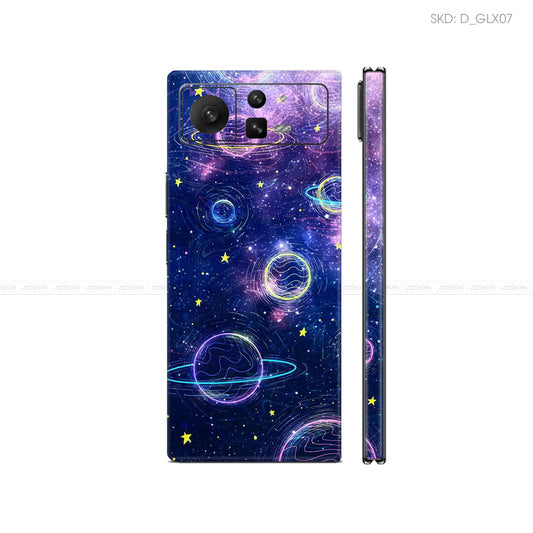 Dán Skin Điện Thoại Xiaomi Mix Fold Series Hình Galaxy-Space | D_GLX07