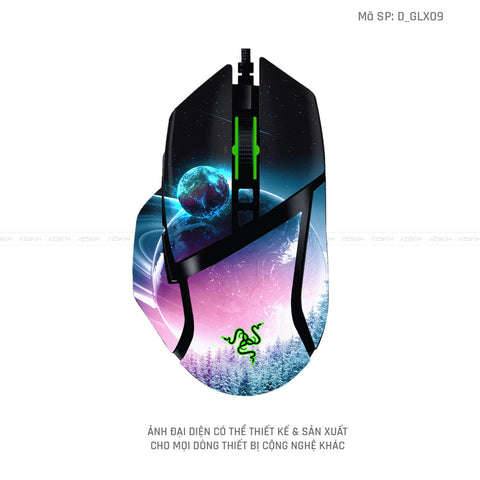 Skin Dán Chuột Razer Hình Galaxy - Space | D_GLX09