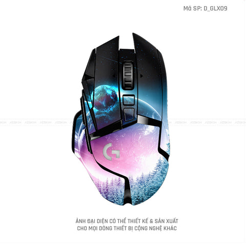 Skin Dán Chuột Logitech Hình Galaxy - Space | D_GLX09
