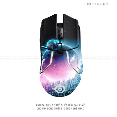 Skin Dán Chuột Steelseries Hình Galaxy Vũ Trụ | D_GLX09