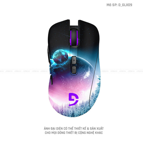Skin Dán Chuột Fuhlen Hình Galaxy - Space | D_GLX09