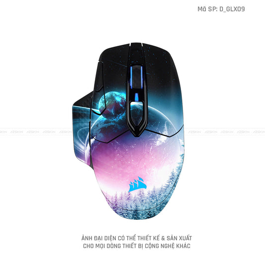 Skin Dán Chuột Corsair Hình Galaxy - Space | D_GLX09