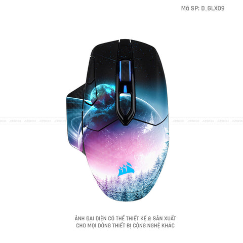 Skin Dán Chuột Corsair Hình Galaxy - Space | D_GLX09