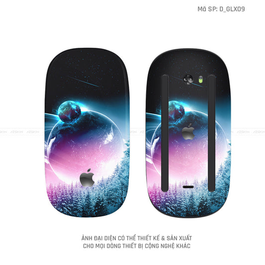 Skin Dán Chuột Apple Magic Mouse Hình Galaxy - Space | D_GLX09