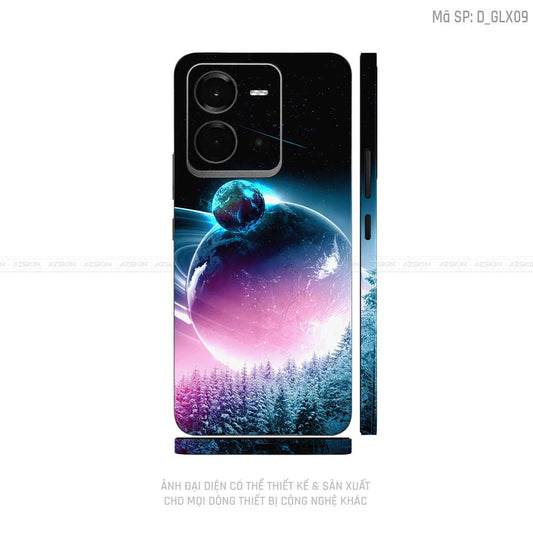 Dán Skin Vivo V Series Hình Galaxy-Space | D_GLX09