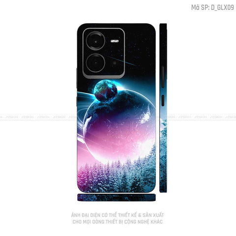 Dán Skin Vivo V Series Hình Galaxy-Space | D_GLX09