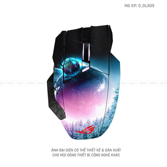 Skin Dán Chuột Asus Hình Galaxy - Space | D_GLX09