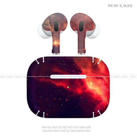 Dán Skin Tai Nghe Airpod Pro/ Pro 2 Hình Galaxy - Space | D_GLX12