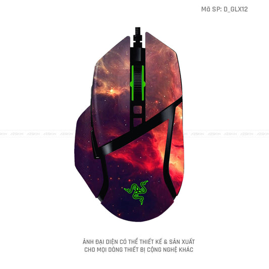 Skin Dán Chuột Razer Hình Galaxy - Space | D_GLX12