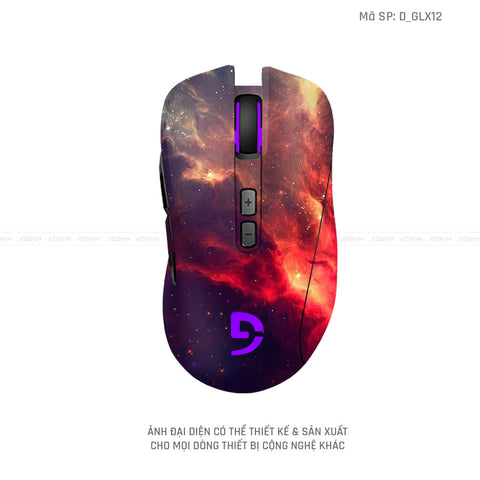 Skin Dán Chuột Fuhlen Hình Galaxy - Space | D_GLX12