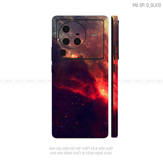 Dán Skin Vivo X Series Hình Galaxy-Space | D_GLX12