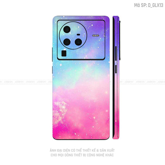 Dán Skin Vivo X Series Hình Galaxy-Space | D_GLX13