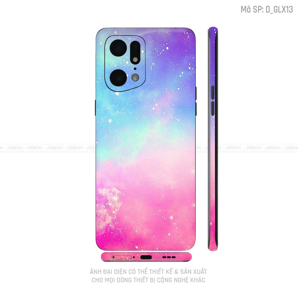 Miếng Dán Skin Điện Thoại OPPO Find X Series Hình Galaxy - Space | D_GLX13