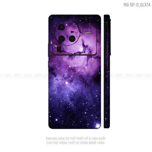 Dán Skin Vivo X Series Hình Galaxy-Space | D_GLX14