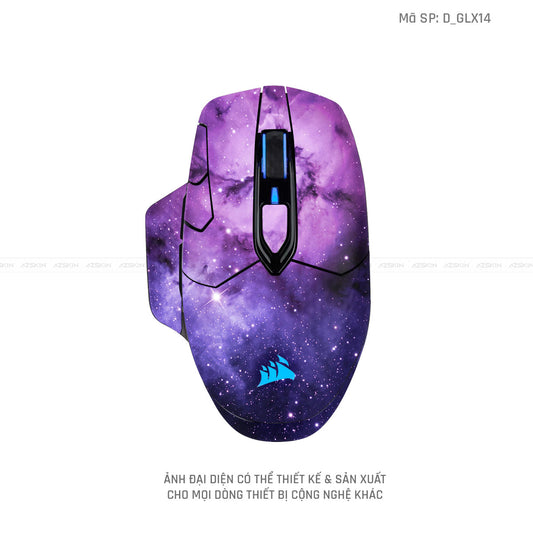 Skin Dán Chuột Corsair Hình Galaxy - Space | D_GLX14