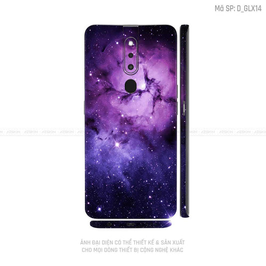 Miếng Dán Skin Điện Thoại OPPO F Series Hình Galaxy-Space | D_GLX14