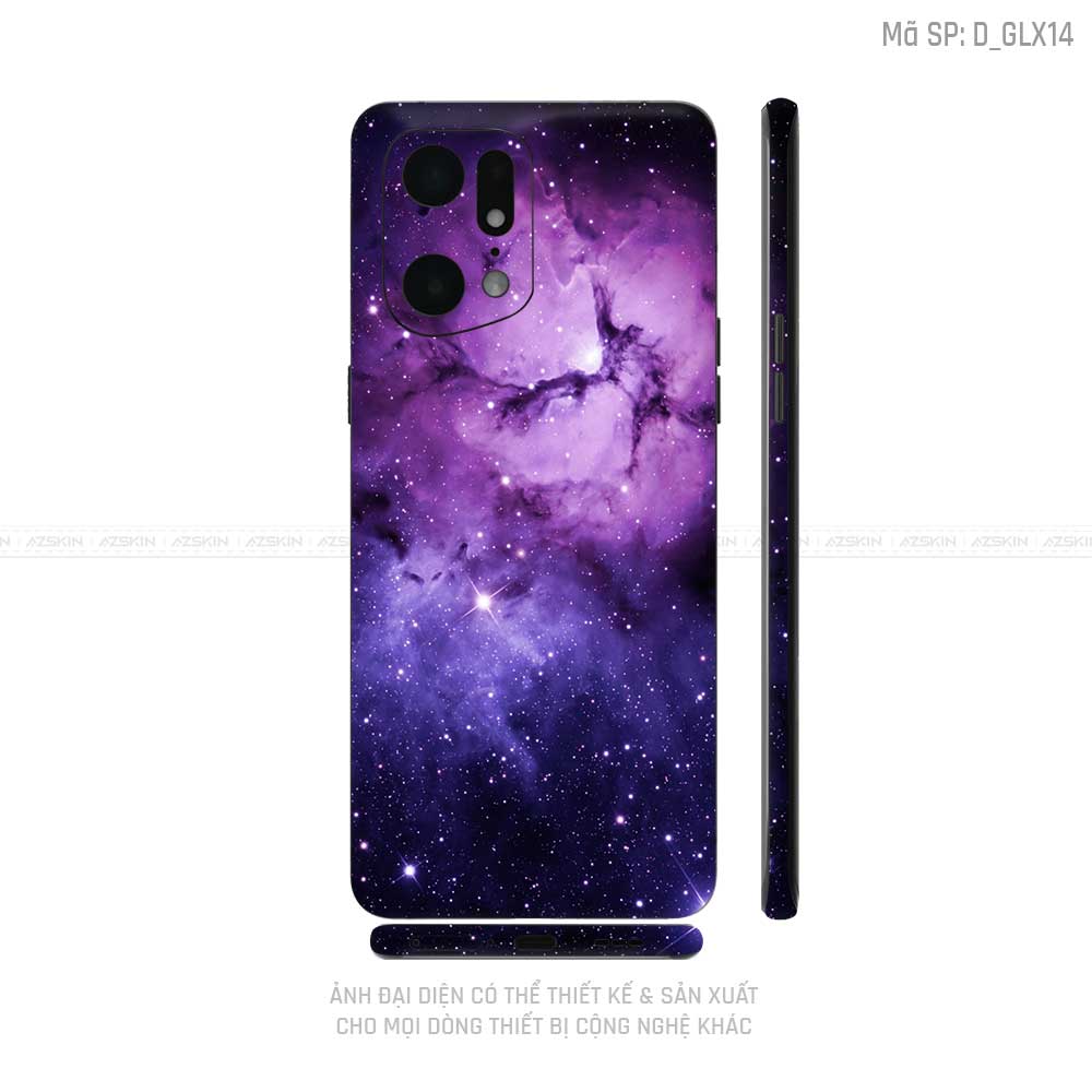 Miếng Dán Skin Điện Thoại OPPO Find X Series Hình Galaxy - Space | D_GLX14